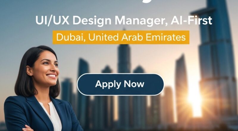 UI/UX Design Manager Jobs Dubai 2025 – AI-First, High-Paying Leadership Role at Puffy