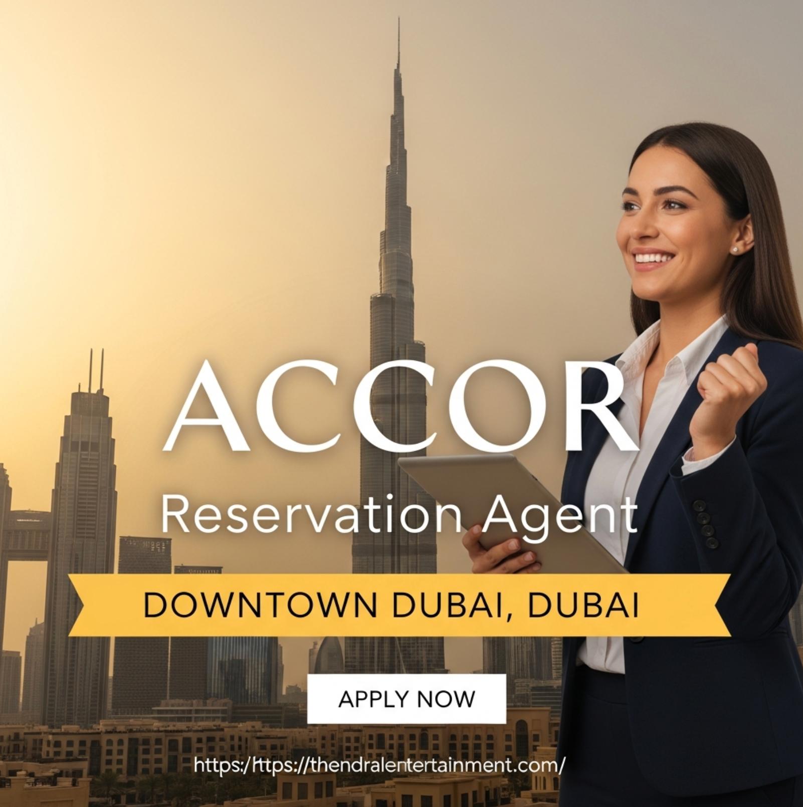 Reservation Agent Dubai 2025 – Exciting Hospitality Career at Mövenpick Hotel Apartments Downtown
