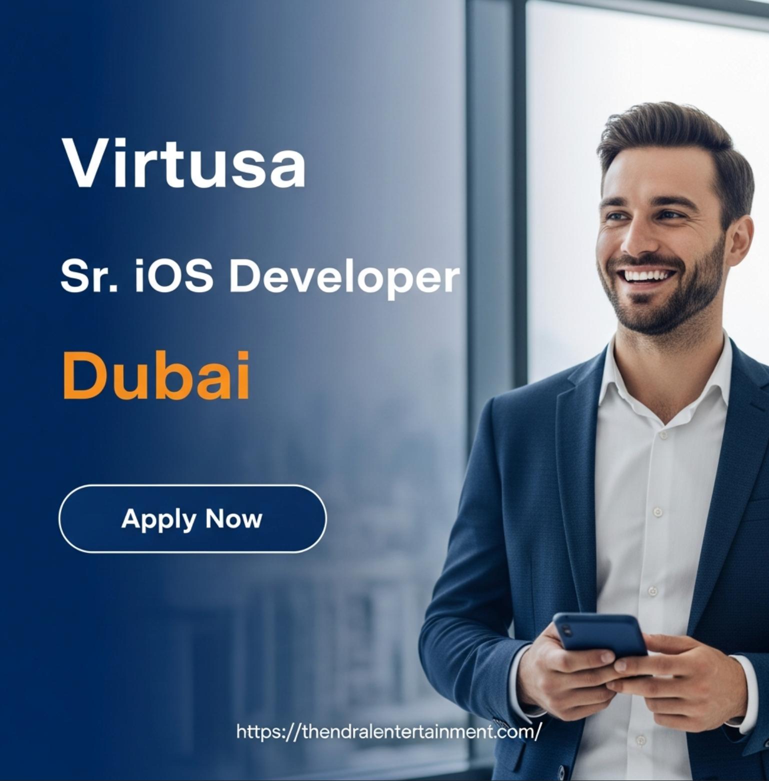 Dubai iOS Developer Jobs – Senior Swift Role at Virtusa in 2025 | Apply Now