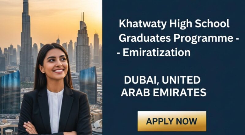 Emirates Group Careers Dubai 2026 – Powerful Khatwaty High School Graduates Programme for UAE Nationals