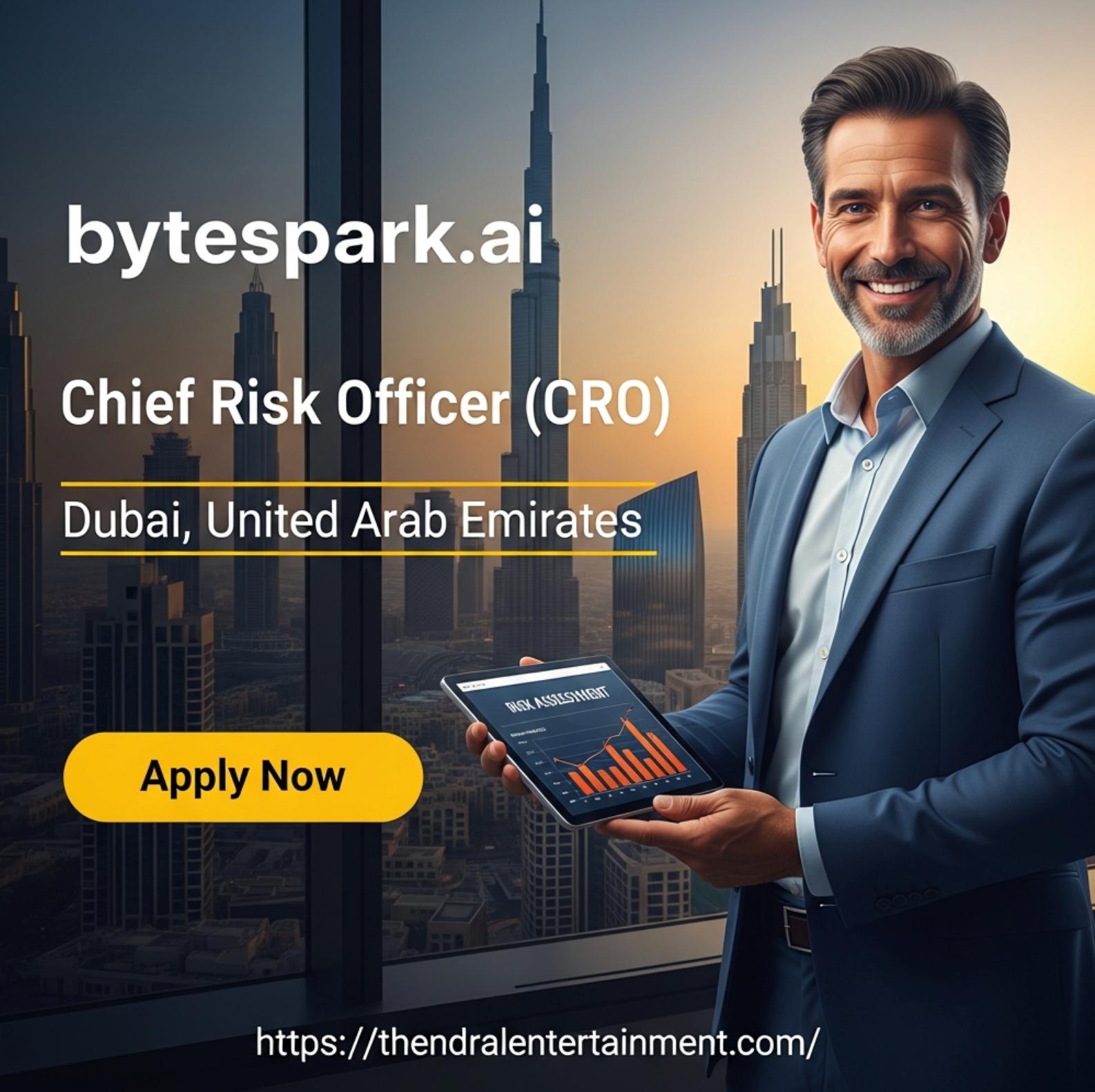 Chief Risk Officer jobs in Dubai 2025 – Exciting Risk Leadership Role at bytespark.ai