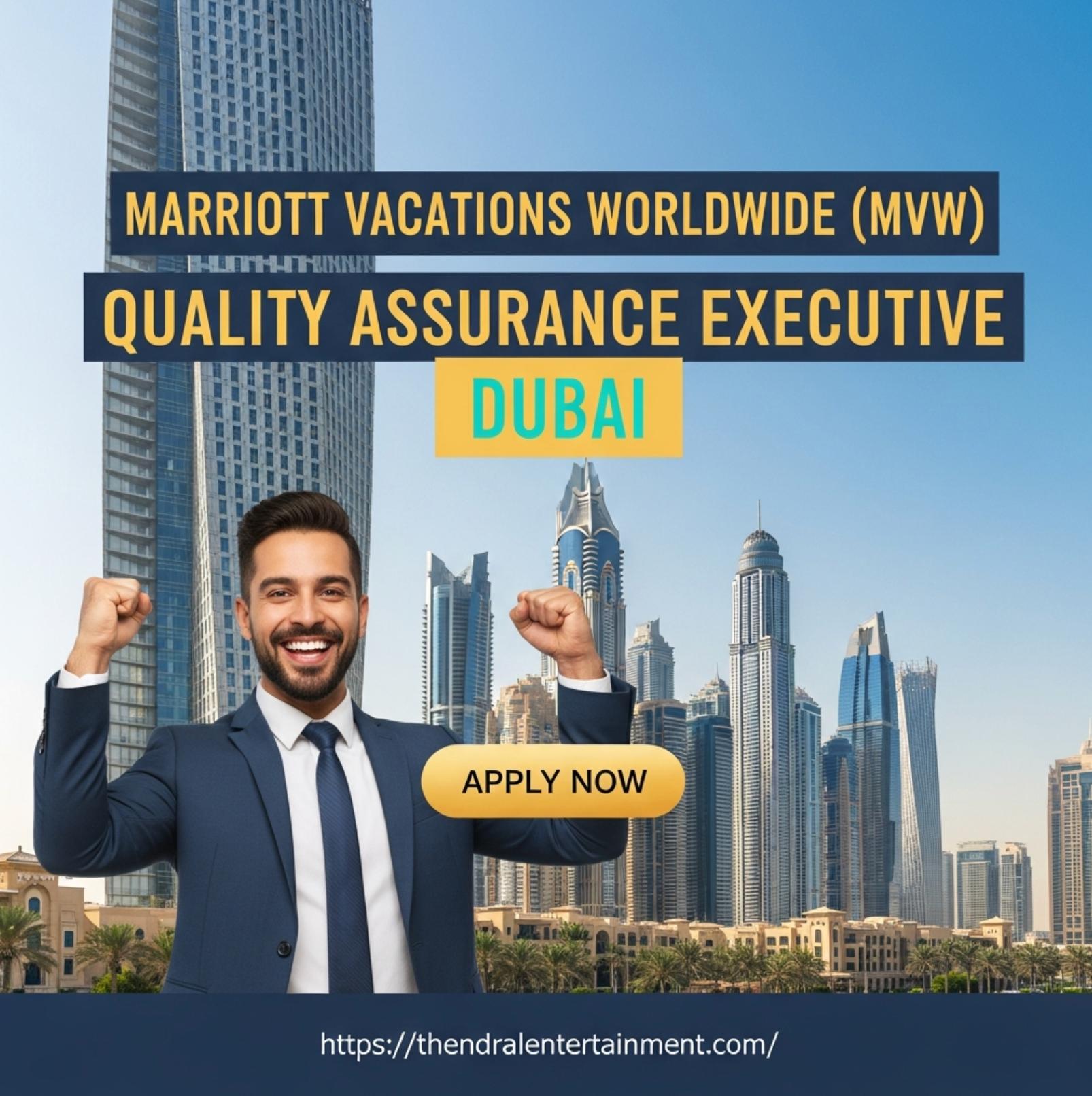 Quality Assurance Executive Dubai Job – Build a Rewarding Career with Marriott Vacations Worldwide | Apply Before Jan 31st 2026