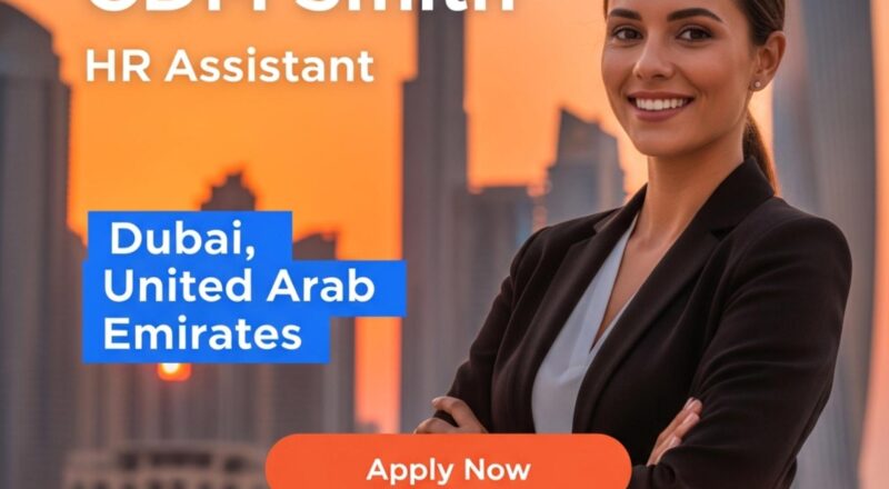 HR Assistant Jobs in Dubai 2025 – Launch a Rewarding Career at CDM Smith with Real Growth