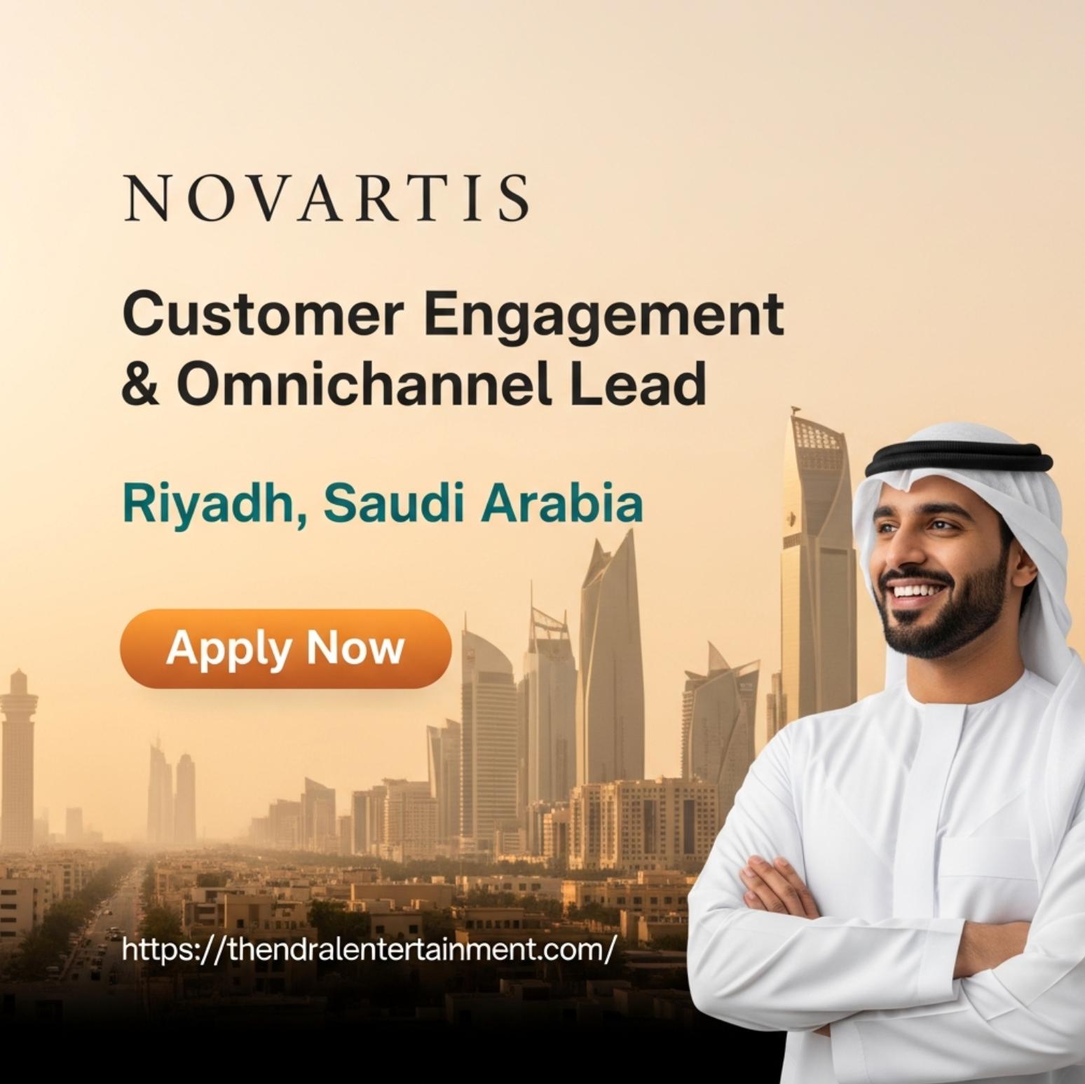 Novartis Customer Engagement & Omnichannel Lead KSA 2025 – Join Health Career in Riyadh Now
