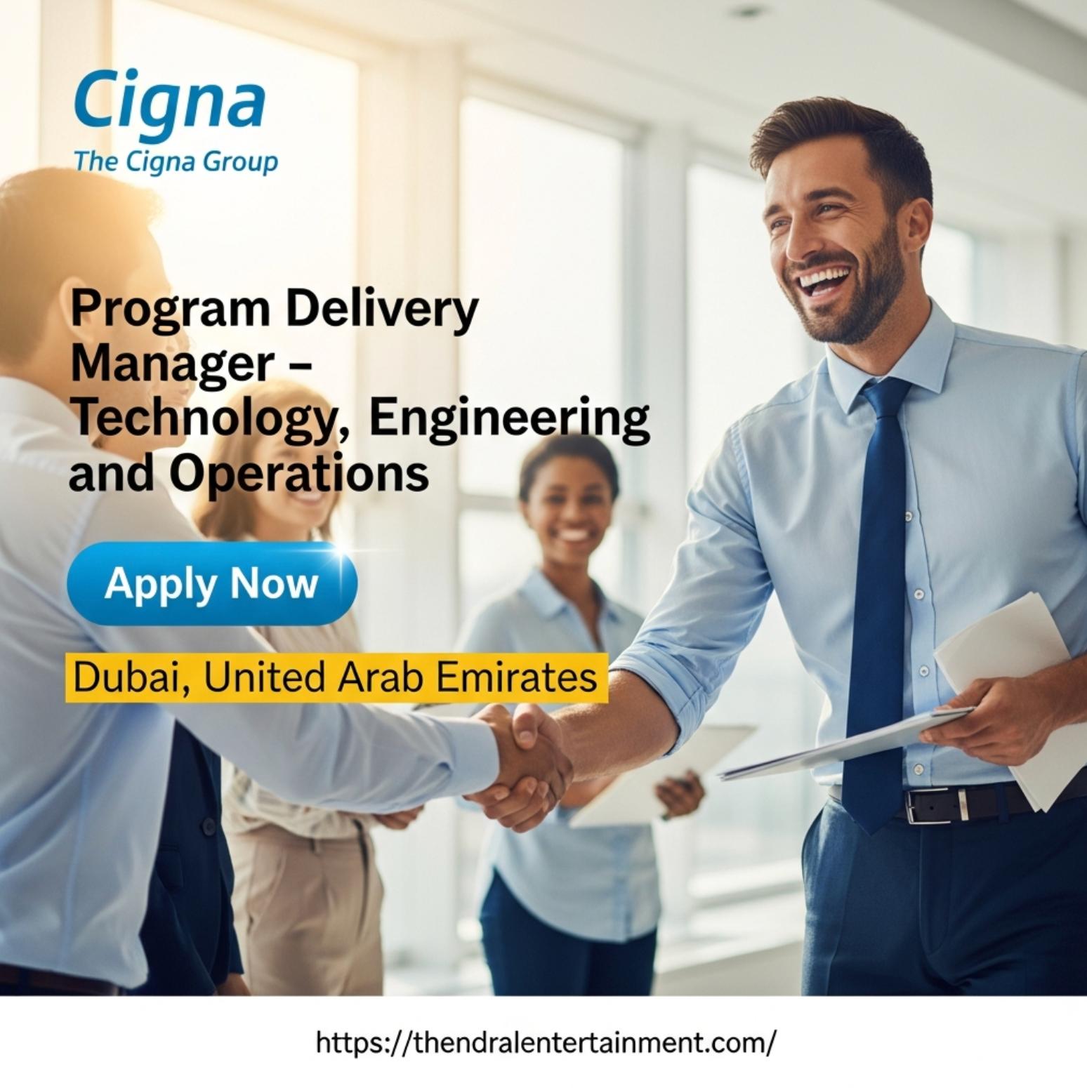Dubai Program Delivery Manager Jobs 2025 – High Growth Leadership Role at Cigna