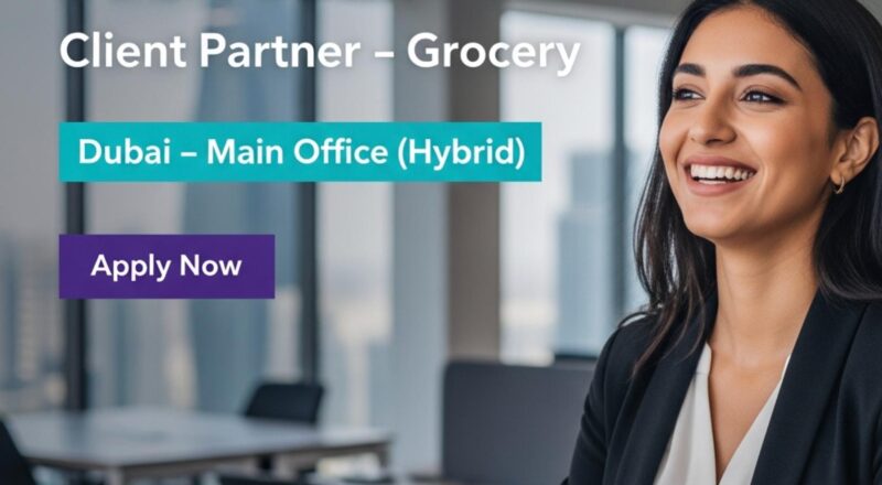 Deliveroo jobs Dubai 2025 – High Growth Client Partner Grocery Role