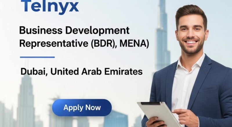 Business Development jobs in Dubai 2025 – Join Telnyx Business Development Representative MENA Role Now