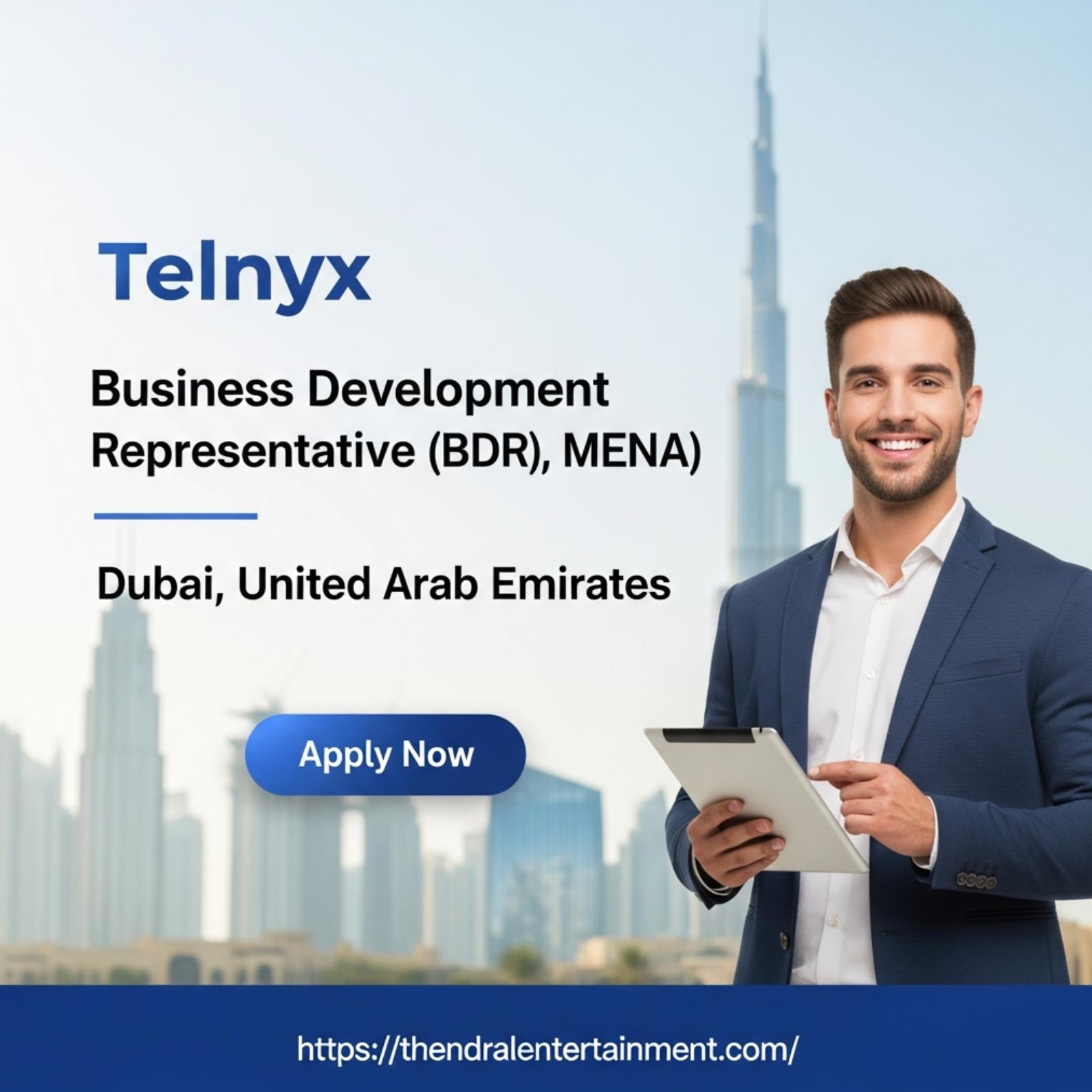 Business Development jobs in Dubai 2025 – Join Telnyx Business Development Representative MENA Role Now