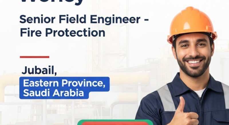 Fire Protection Engineer Jobs in Jubail 2025 – Senior Field Engineer Career at Worley Saudi Arabia