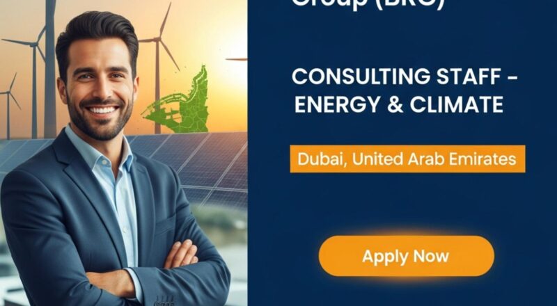 Consulting Jobs Dubai 2025 – Exciting Energy & Climate Consulting Career at BRG