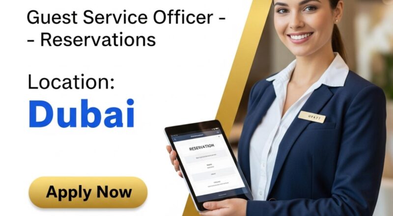 Dubai Guest Service Officer Jobs 2025 – Join Andaz Dubai The Palm For a Vibrant Hospitality Career