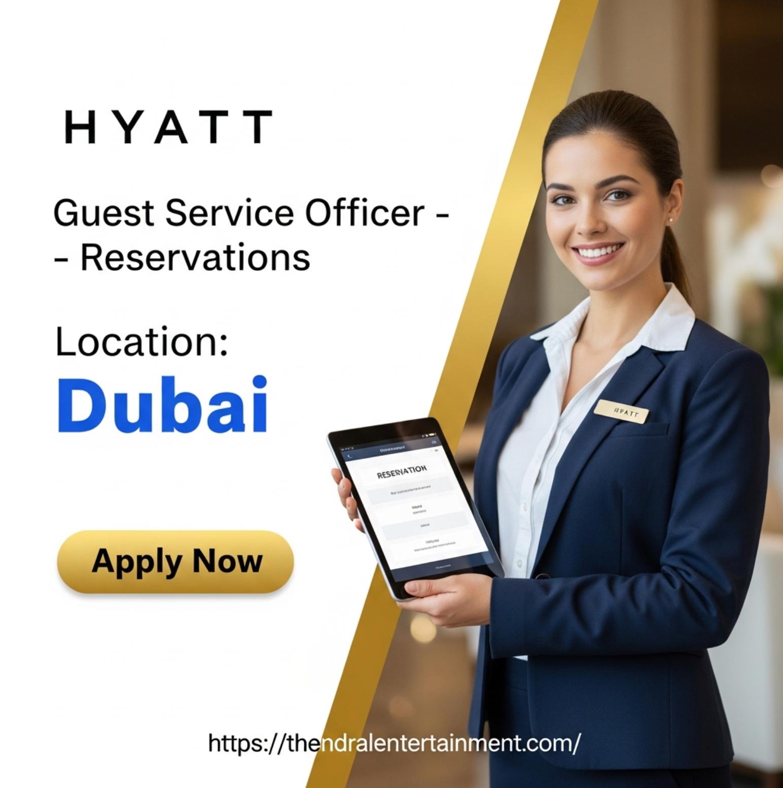 Dubai Guest Service Officer Jobs 2025 – Join Andaz Dubai The Palm For a Vibrant Hospitality Career