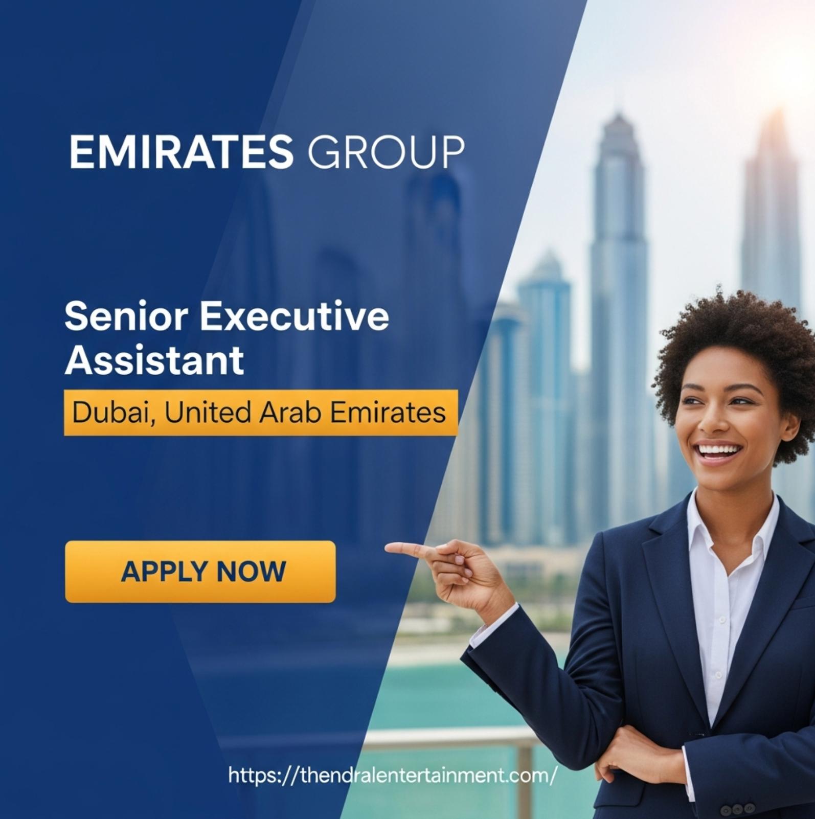 Emirates Senior Executive Assistant Dubai – Exciting Corporate Career with Premium Benefits | Apply Before 18th Dec