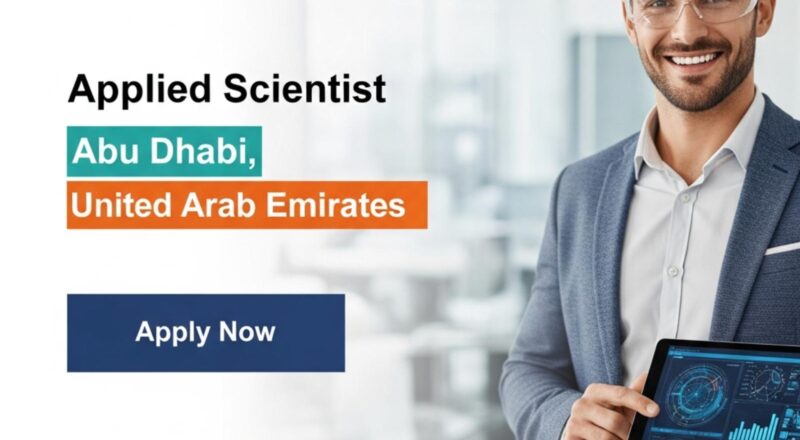 Applied Scientist Jobs Abu Dhabi 2025 – Exciting Generative AI Career at Inception (G42)