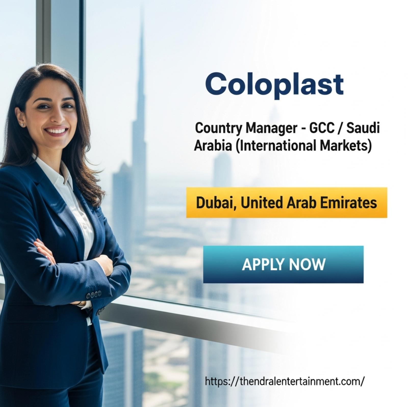 Country Manager Dubai Job 2025 – Powerful Coloplast Leadership Opportunity Across GCC & Saudi Arabia