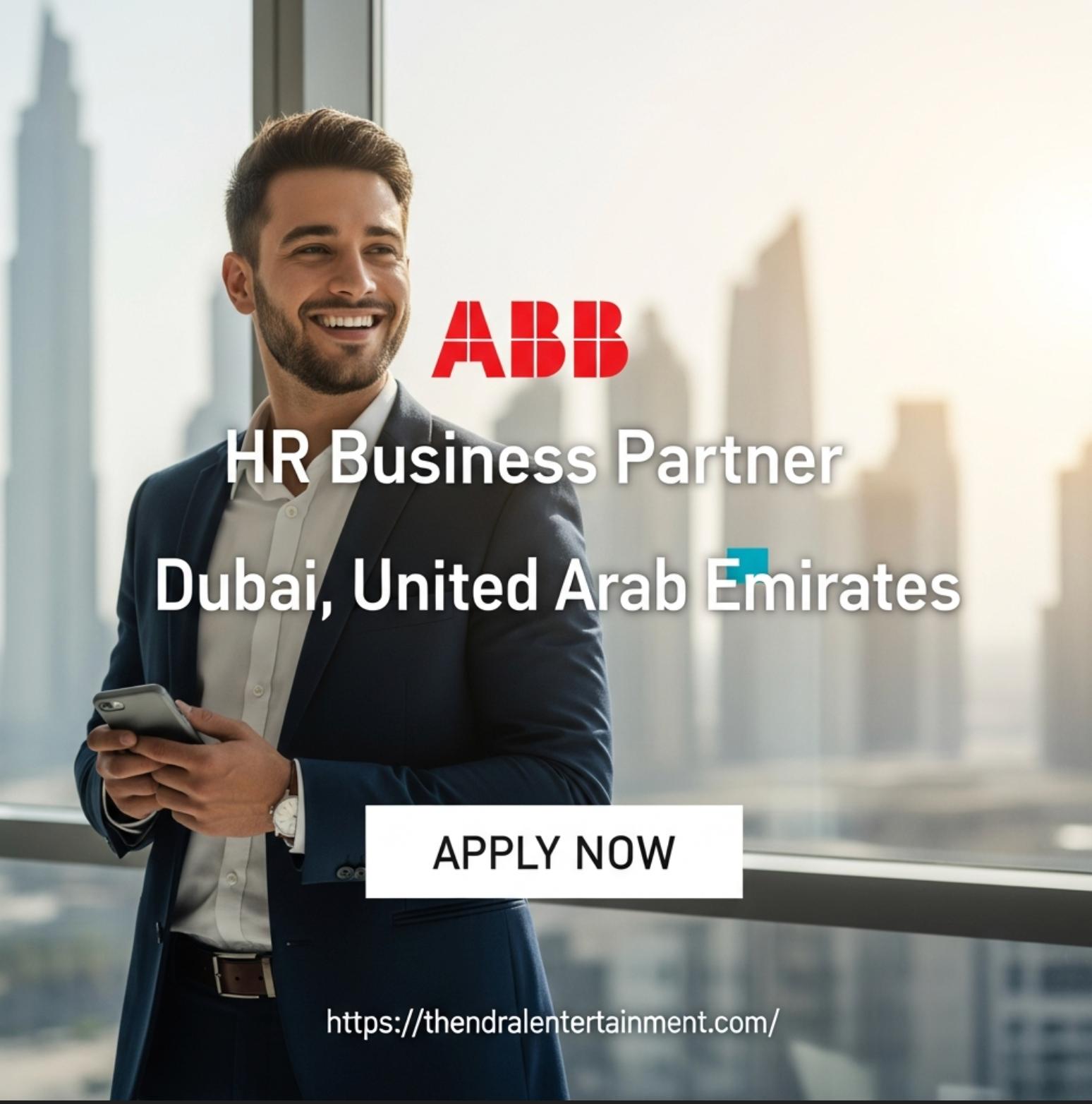 HR Business Partner Jobs Dubai 2025 – High-Impact ABB Career with Strategic Growth
