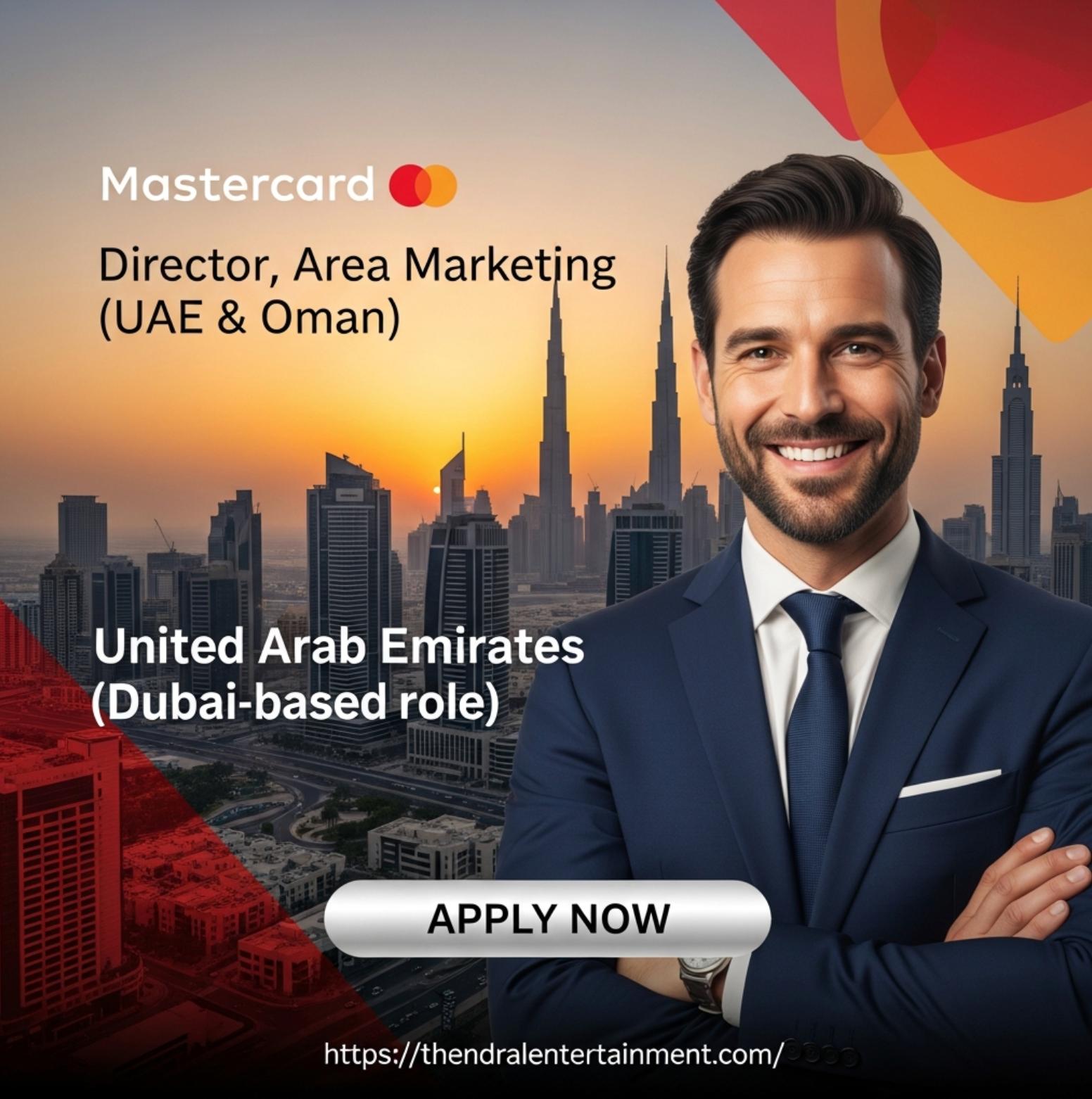Mastercard careers Dubai – Lead Powerful Market Growth as Director, Area Marketing (Apply Before 7th Jan 2026)