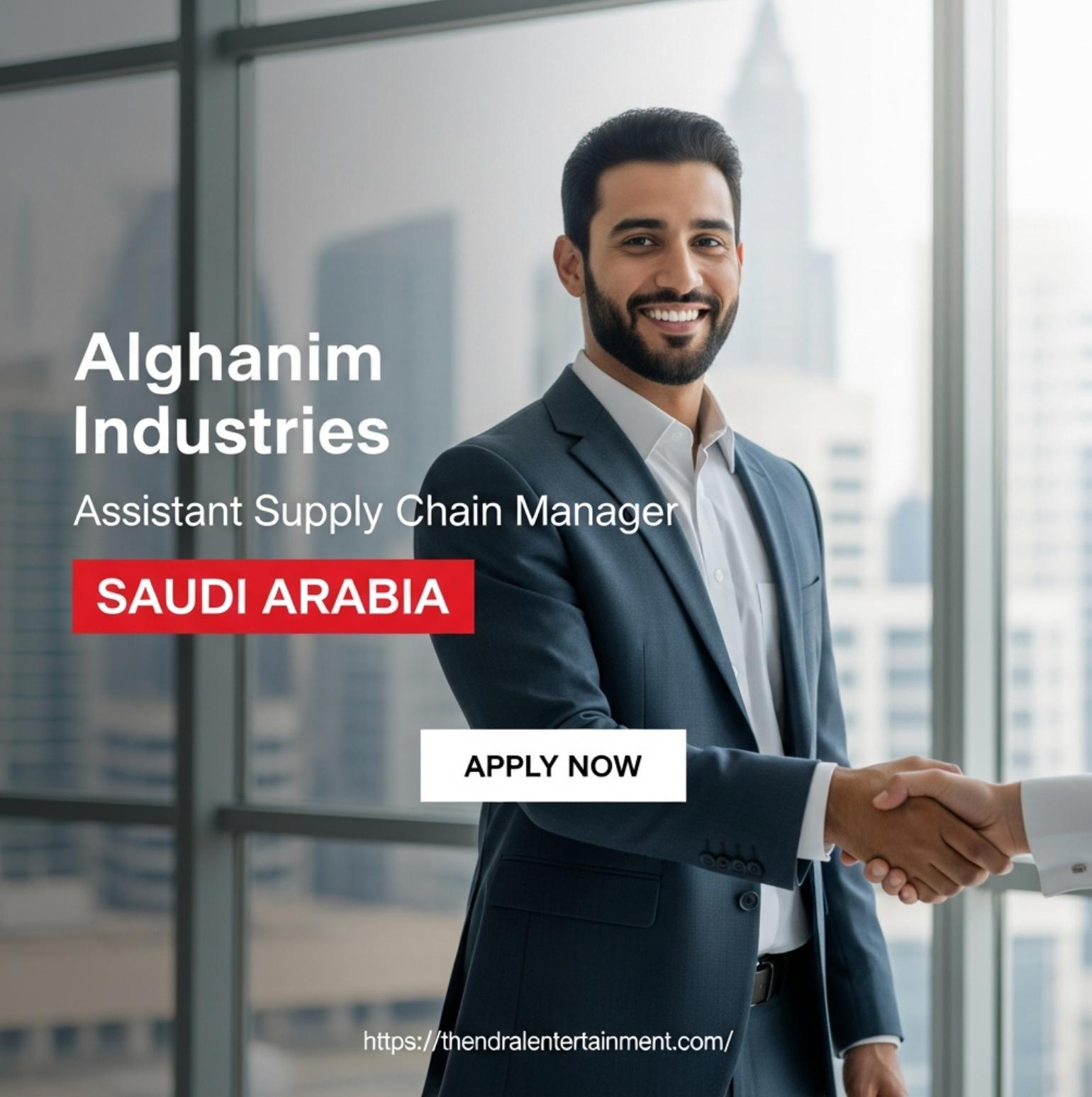 Assistant Supply Chain Manager jobs Saudi Arabia 2025 – High Growth Career at Alghanim Industries | Apply Soon