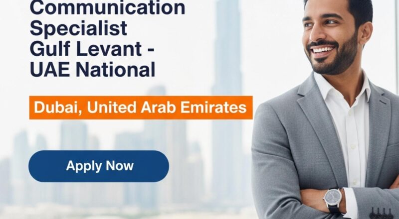 Communication Specialist Jobs in Dubai 2025 – Powerful AbbVie Gulf Levant Opportunity | Apply Soon