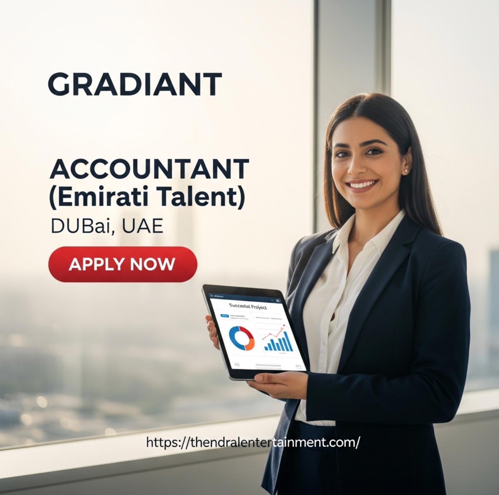 Accountant Emirati Talent Abu Dhabi 2025 – Join Gradiant in a High-Impact Finance Role Now
