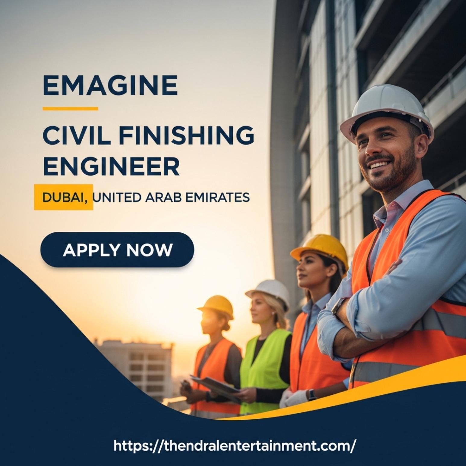 Civil Finishing Engineer Dubai 2025 – High-Impact Engineering Opportunity with emagine | Apply Now