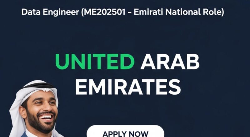 Emirati National Data Engineer Jobs 2025 – Build High Growth Data Solutions with GES Now