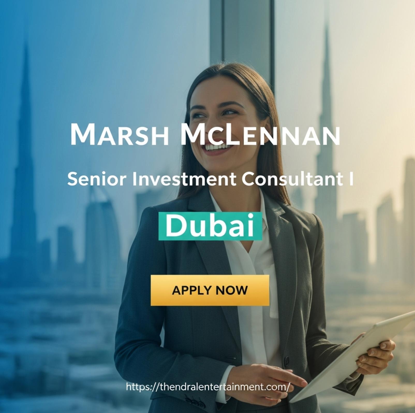Senior Investment Consultant Dubai 2025 – High-Impact Career with Mercer Wealth