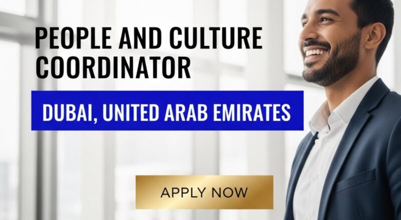 People and Culture Coordinator Dubai 2025 – Exciting Hyde Hotel HR Career