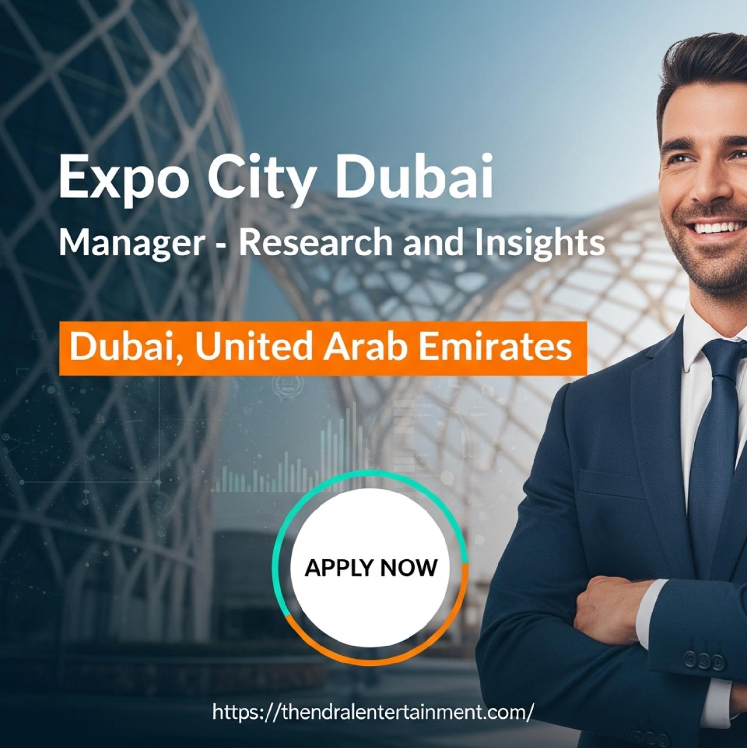Market Research Manager Jobs in Dubai 2025 – Lead High-Impact Insights at Expo City Dubai