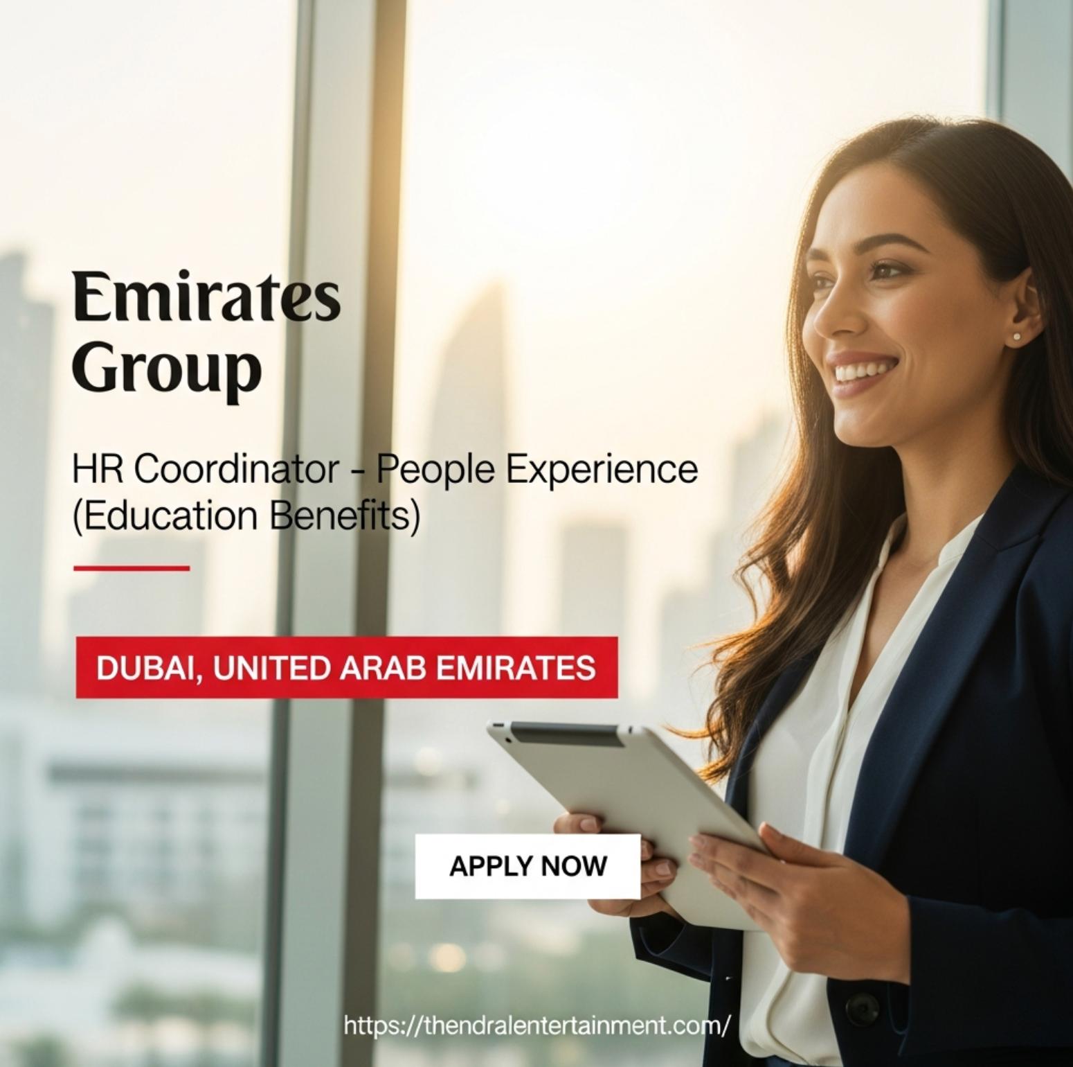 HR Coordinator jobs in Dubai 2025 – Exciting Emirates Group People Experience Role | Apply Now