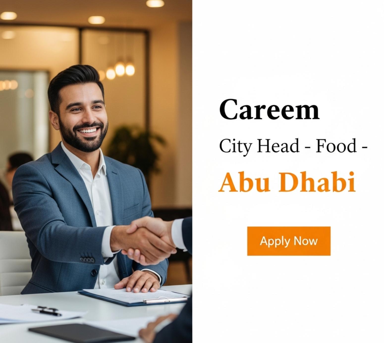 Careem jobs Abu Dhabi 2025 – City Head Food Role for Ambitious Market Leaders | Apply Now
