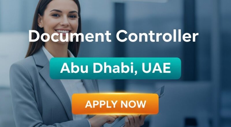 Document Controller Abu Dhabi 2025 – Exciting Career Opportunity with Velosi