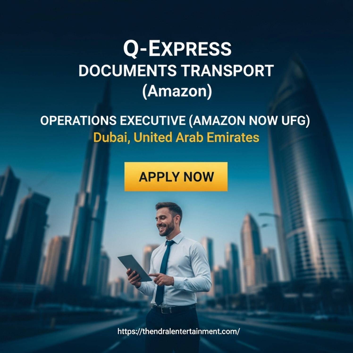 Urgent Operations Executive Job in Dubai at Amazon 2026 | Tax-Free