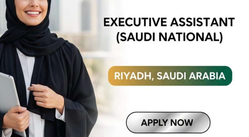 Urgent Executive Assistant Job at Egis in Riyadh 2026 | Tax-Free Salary