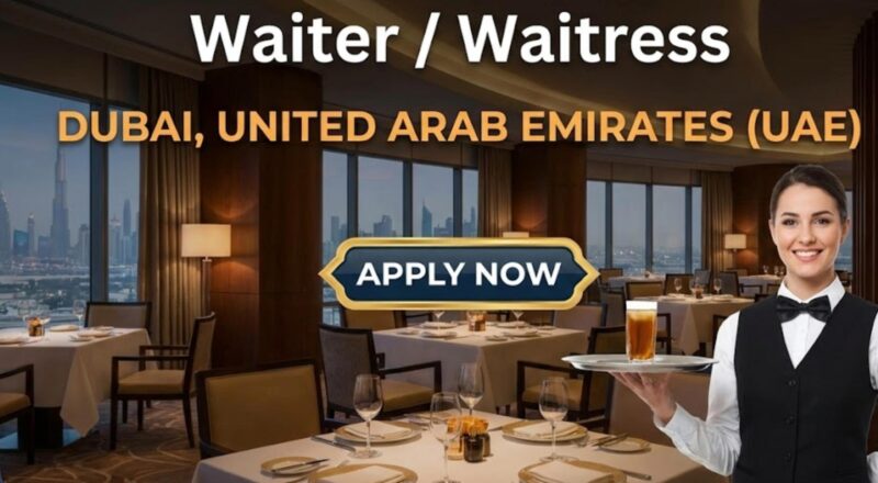Urgent Waiter Waitress Job in Dubai at Rotana 2026 | Tax-Free Salary
