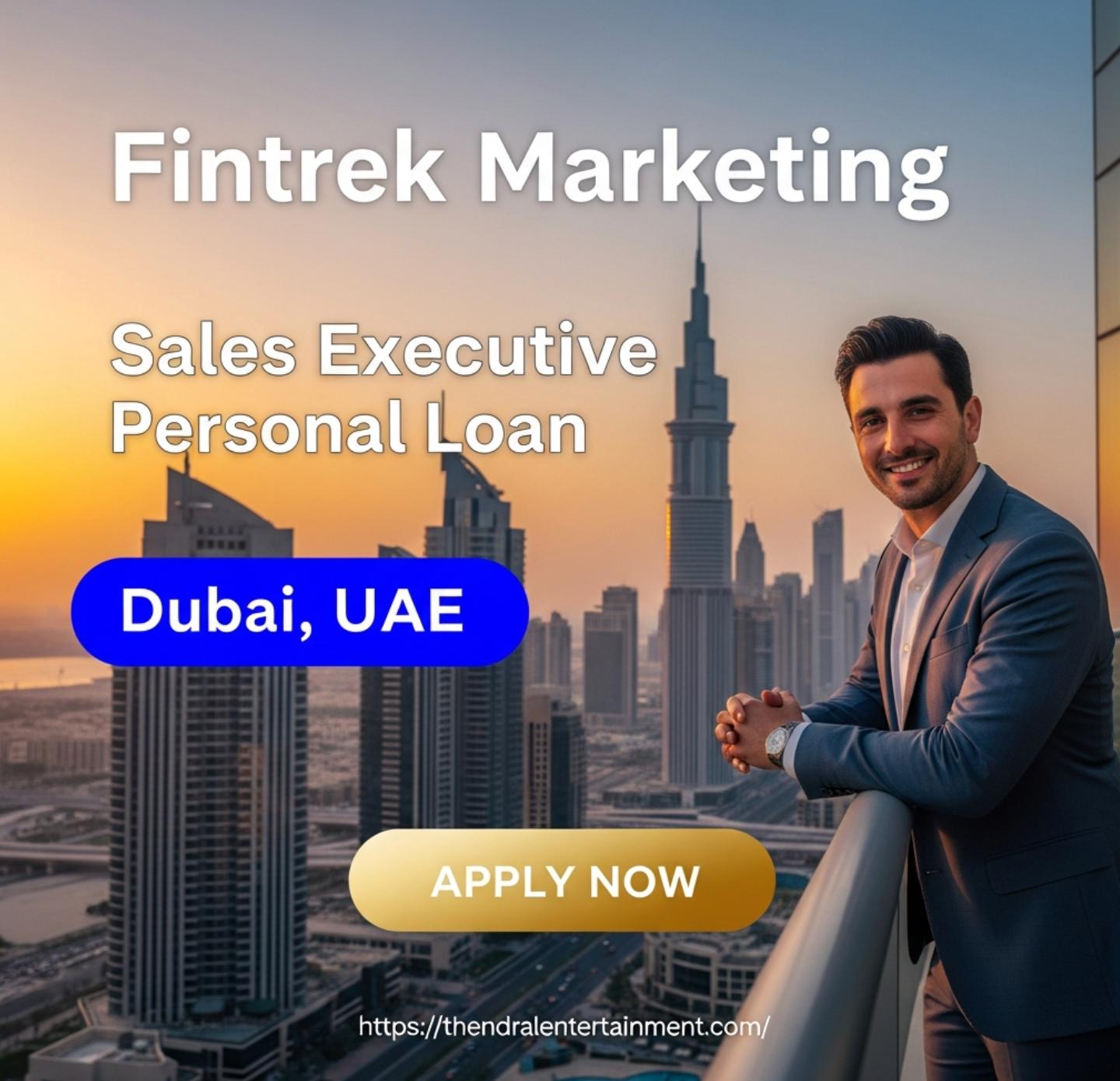 Urgent Sales Executive Personal Loan Job in Dubai 2026 | Tax-Free Salary + Visa
