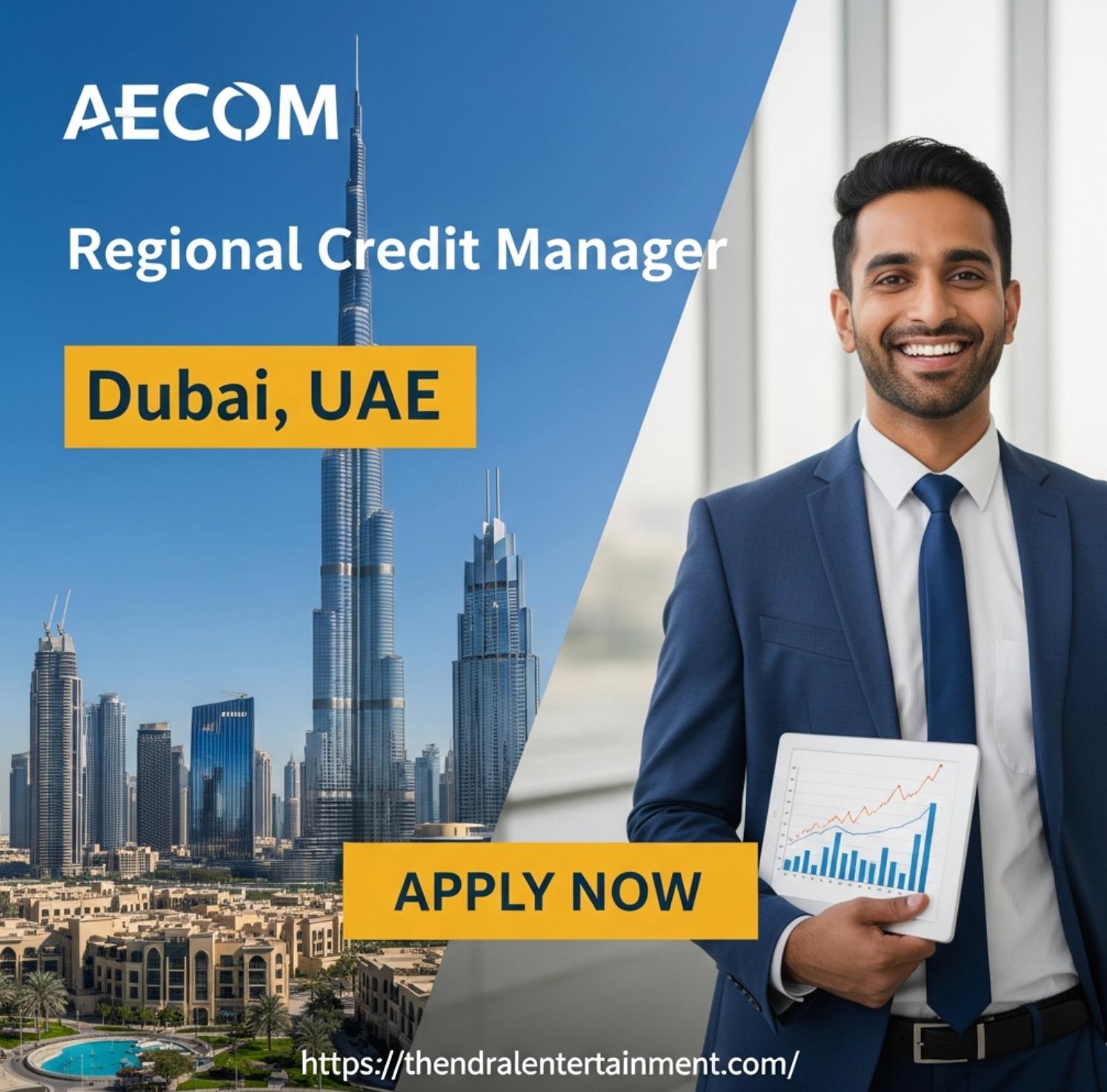 Urgent Hiring Regional Credit Manager at AECOM in Dubai 2026 - Apply Now