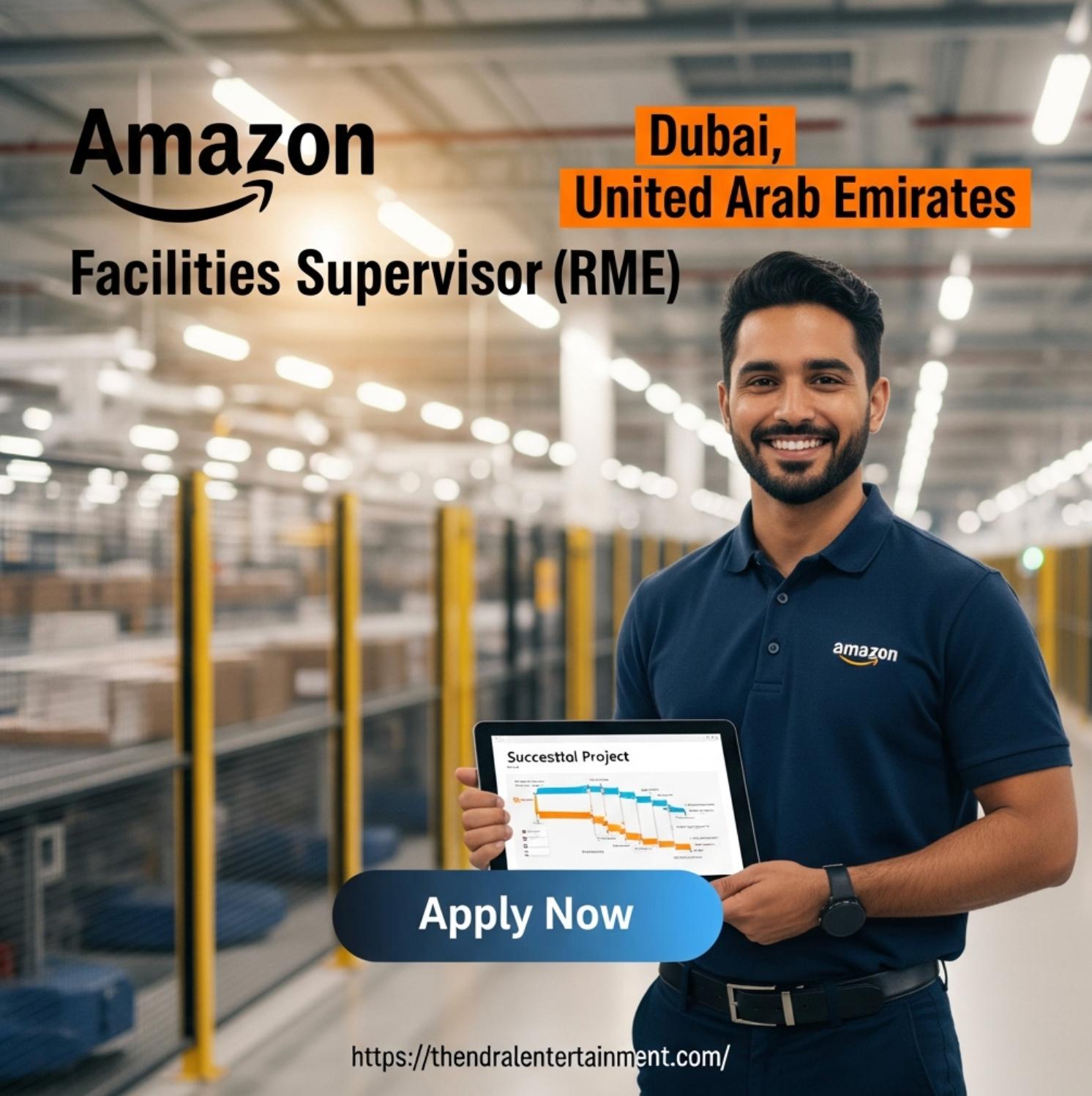 Urgent Hiring Facilities Supervisor at Amazon in Dubai 2026 | Tax-Free Salary