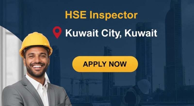 Urgent HSE Inspector Job in Kuwait at Egis 2026 | Tax-Free Salary