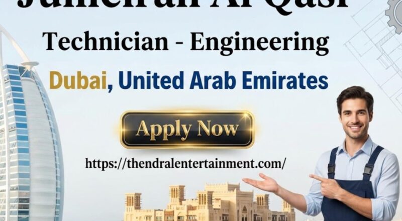 Technician Engineering Jobs Jumeirah Al Qasr 2026 – Build Your Career in Luxury!