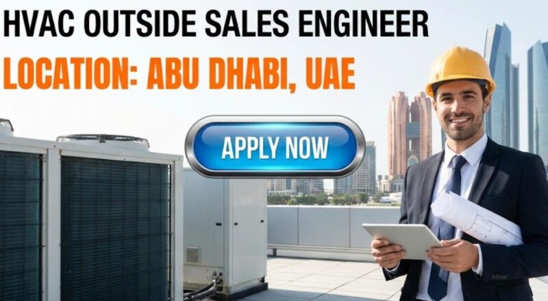 HVAC Sales Engineer Jobs UAE 2026 – Build a Career with Carrier Global! Join Now