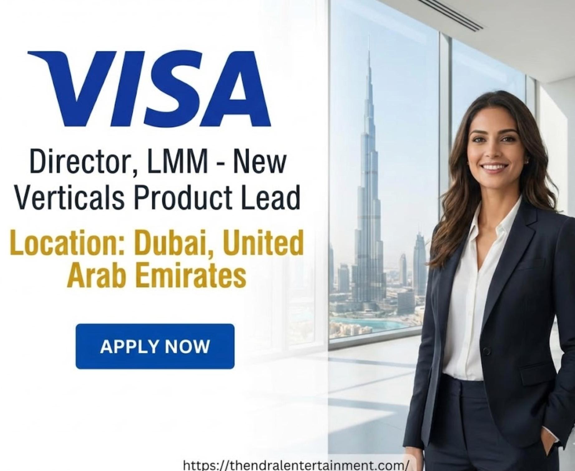Visa Dubai Careers 2026 – Apply for Director, New Verticals Product Lead