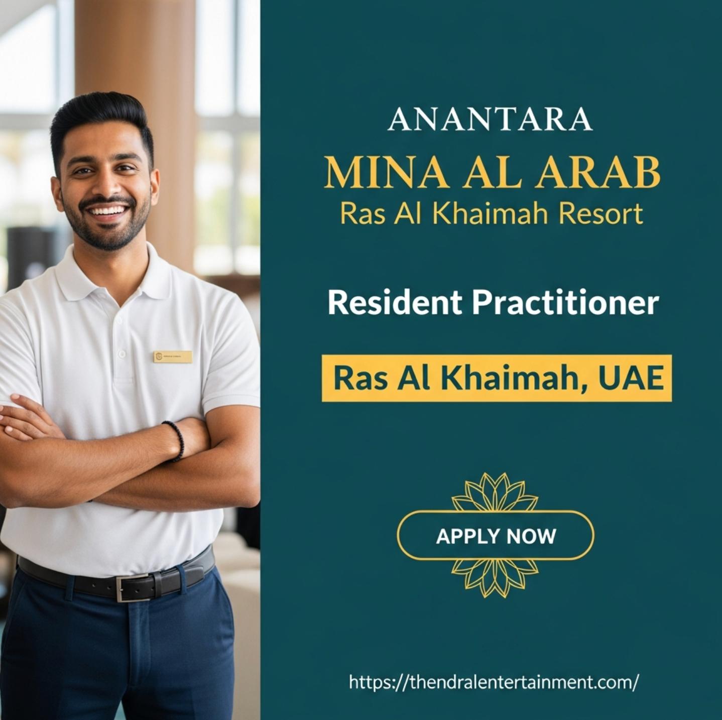 Exciting Resident Practitioner Job in UAE at Anantara 2026 | Visa Sponsorship