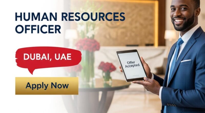 Human Resources Officer at Marriott in Dubai 2026 | Tax-Free Salary + Visa