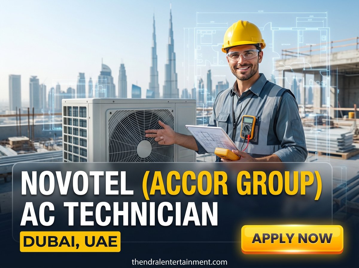 Urgent AC Technician Job in Dubai at Novotel 2026 | Tax-Free Salary + Visa