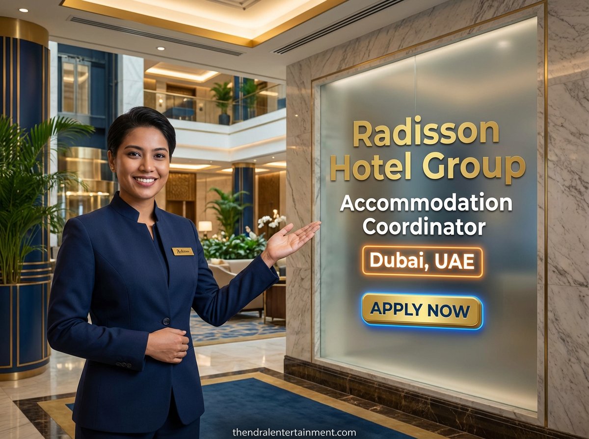 Urgent Accommodation Coordinator Job in Dubai at Radisson 2026 | Tax-Free Salary + Visa