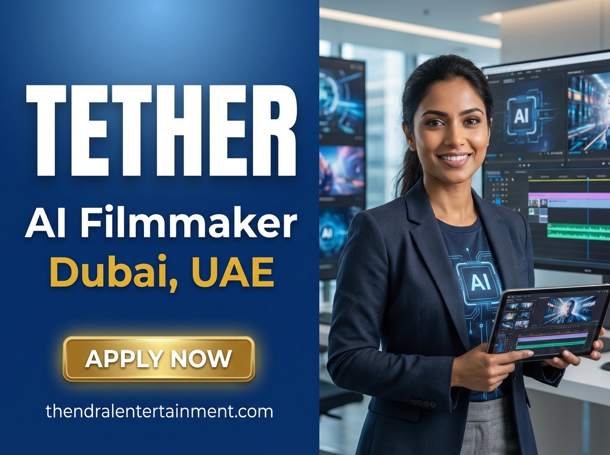 AI Filmmaker Job at Tether in Dubai 2026 | Tax-Free Salary + Visa