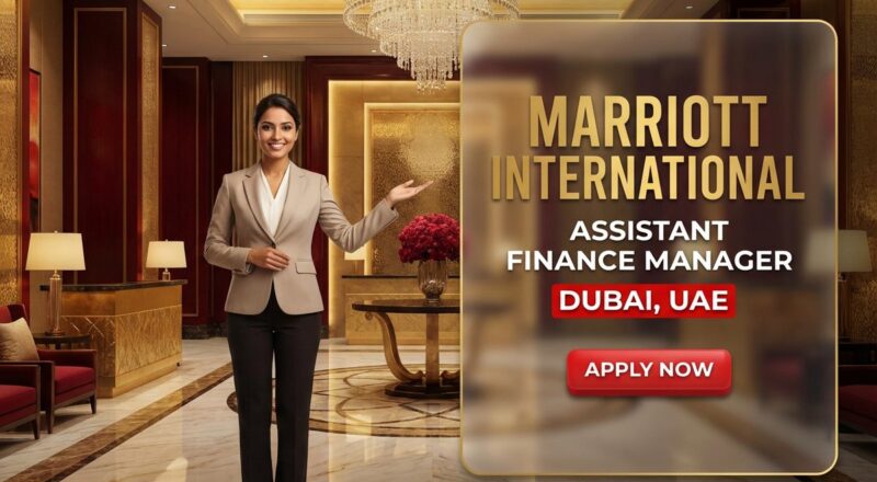 Urgent Assistant Finance Manager Job in Dubai at Marriott 2026 | Visa