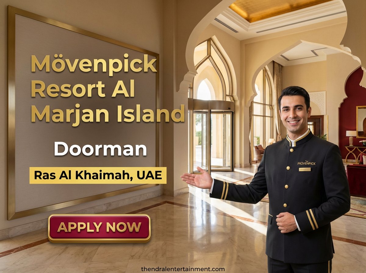 Urgent Doorman Job in Ras Al Khaimah at Mövenpick Resort 2026 | Tax-Free Salary