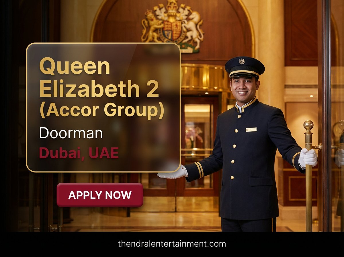 Urgent Doorman Job in Dubai at QE2 2026 | Tax-Free Salary + Visa